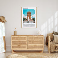 Mannheim Travel Color Poster