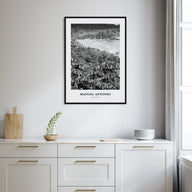Manuel Antonio National Park Portrait B&W Poster