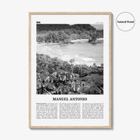 Manuel Antonio National Park Print Black and White, Manuel Antonio Wall Art, Manuel Antonio Poster, Manuel Antonio Photo, Costa Rica