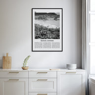 Manuel Antonio National Park Travel B&W Poster