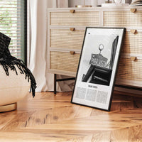 Mar Vista Print Black and White, Mar Vista Wall Art, Mar Vista Poster, Mar Vista Photo, Mar Vista Wall Décor, Los Angeles, California, USA