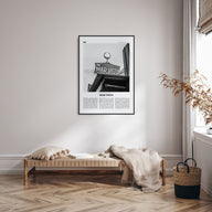 Mar Vista Travel B&W Poster