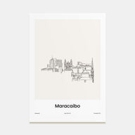 Maracaibo Drawn Poster