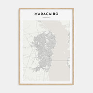 Maracaibo Map Portrait Poster
