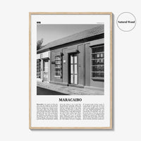 Maracaibo Print Black and White, Maracaibo Wall Art, Maracaibo Poster, Maracaibo Photo, Maracaibo Wall Décor, Maracaibo Map, Venezuela