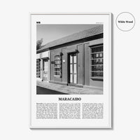 Maracaibo Print Black and White, Maracaibo Wall Art, Maracaibo Poster, Maracaibo Photo, Maracaibo Wall Décor, Maracaibo Map, Venezuela