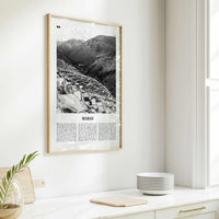 Maras Print Black and White, Maras Wall Art, Maras Poster, Maras Photo, Maras Wall Décor, Maras Map, Peru