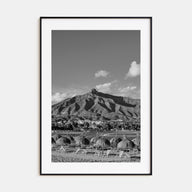 Marbella Photo B&W Poster
