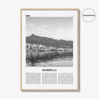 Marbella Print Black and White, Marbella Wall Art, Marbella Poster, Marbella Photo, Marbella Wall Decor, Andalusia, Spain, España, Europe