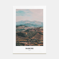 Marche Portrait Color Poster