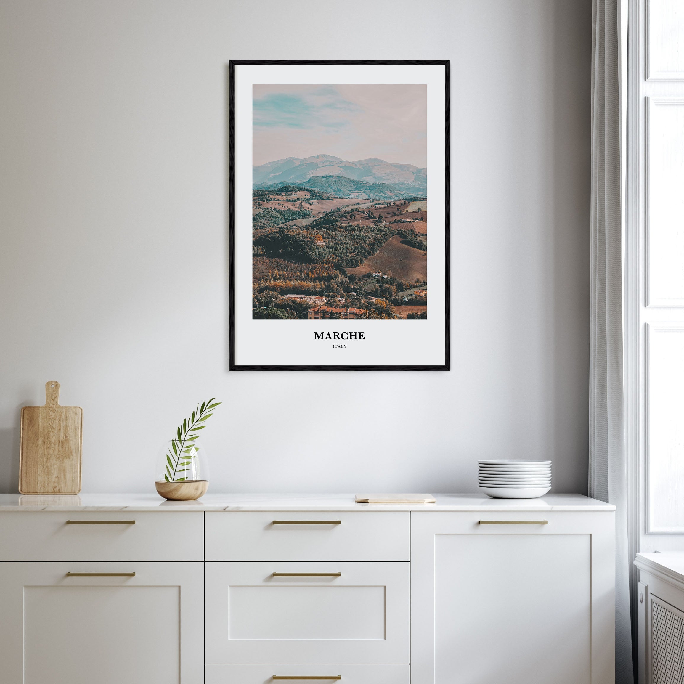 Marche Portrait Color Poster