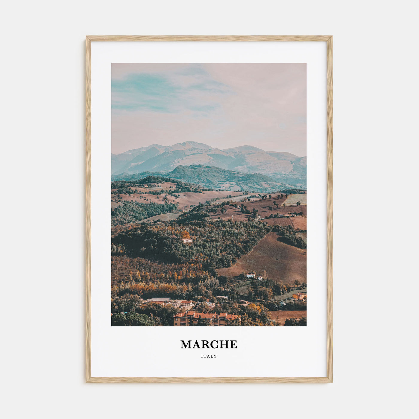 Marche Portrait Color Poster