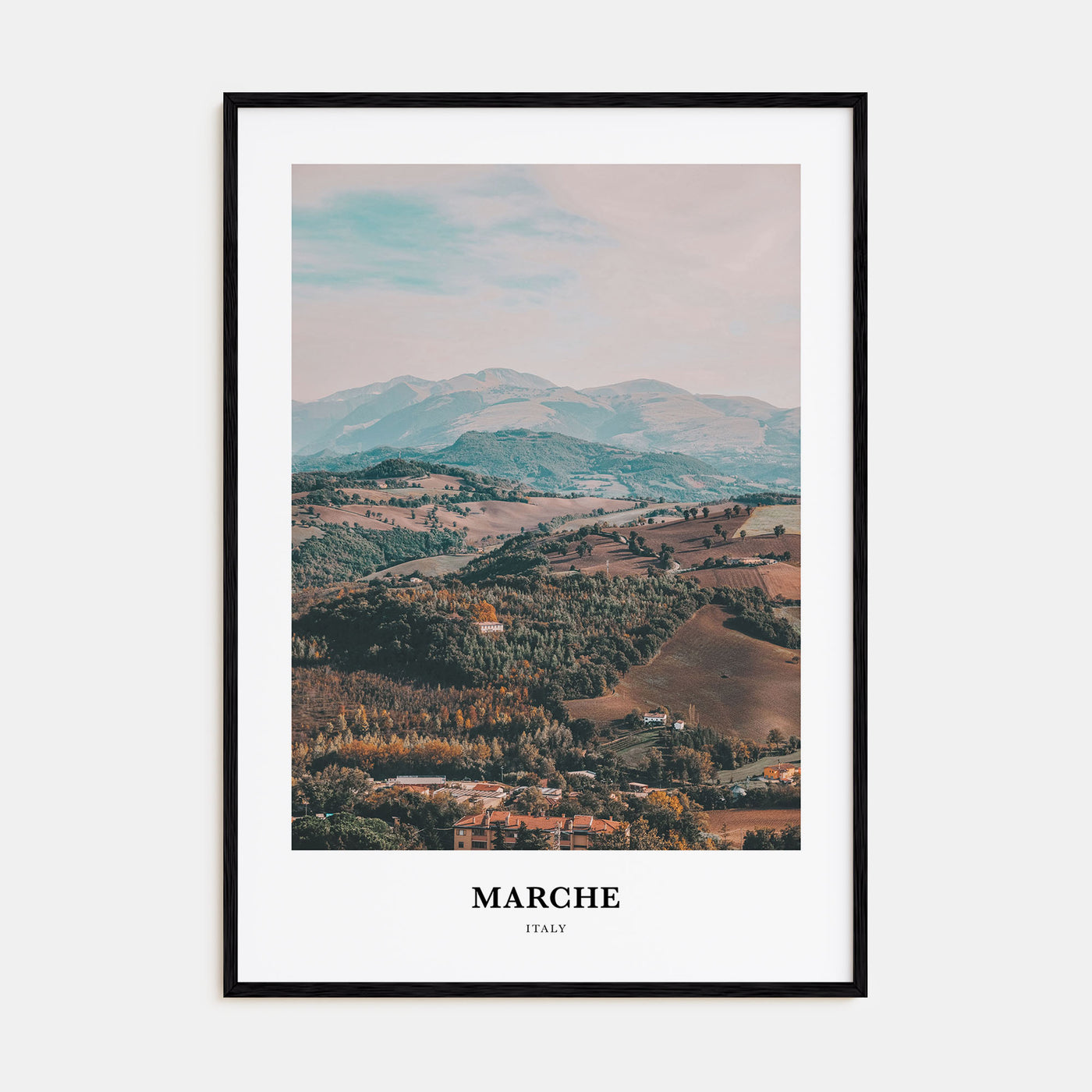 Marche Portrait Color Poster