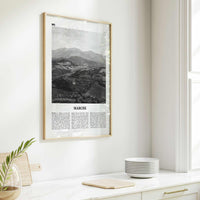 Marche Print Black and White, Marche Wall Art, Marche Poster, Marche Photo, Marche Wall Décor, Marche Map, France