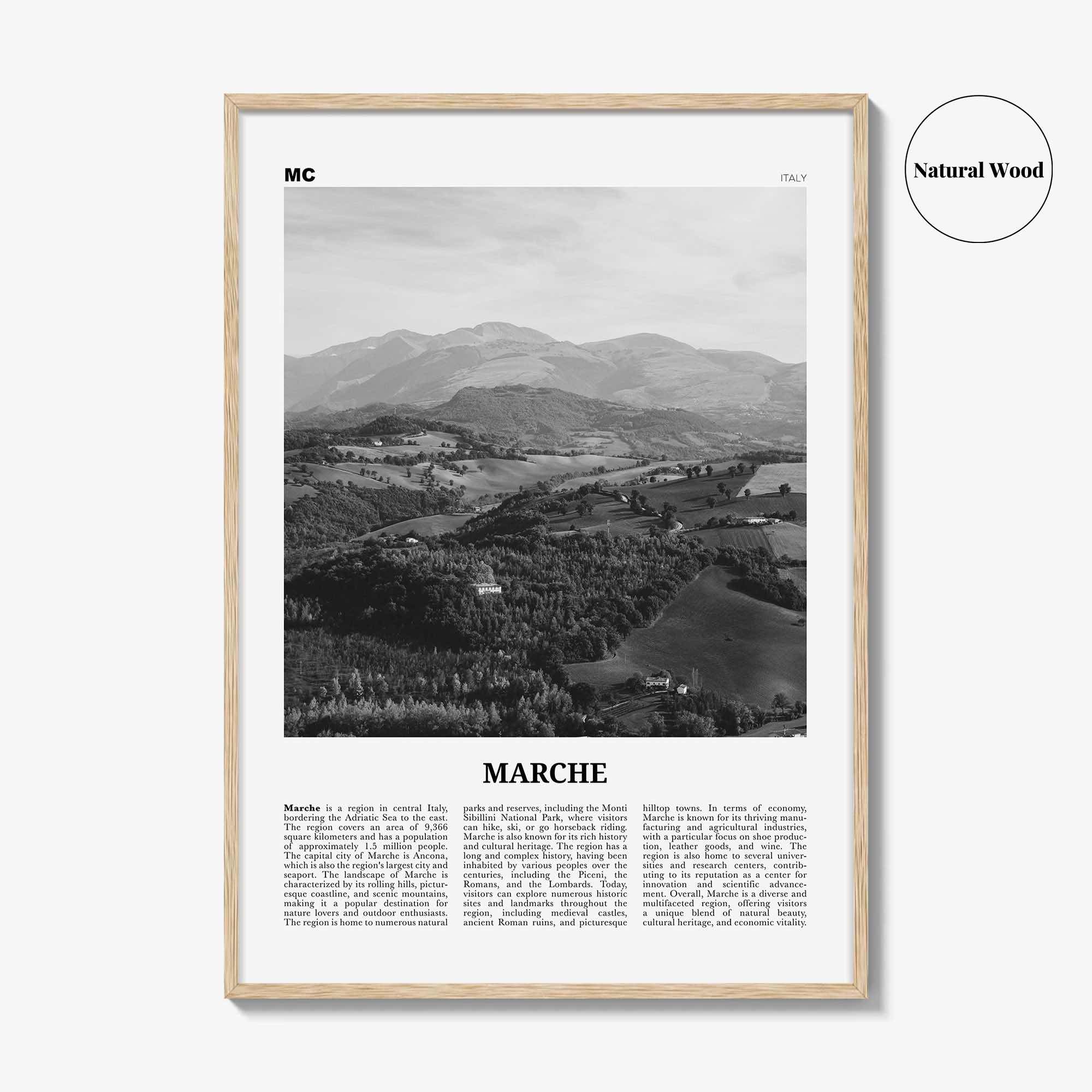 Marche Print Black and White, Marche Wall Art, Marche Poster, Marche Photo, Marche Wall Décor, Marche Map, France