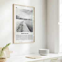 Marco Island Print Black and White, Marco Island Wall Art, Marco Island Poster, Marco Island Photo, Marco Island Map, Florida, USA