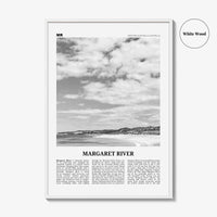Margaret River Print Black and White, Margaret River Wall Art, Margaret River Poster, Margaret River Photo, Margaret River Décor, Australia
