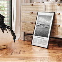 Marie Galante Print Black and White, Marie-Galante Art, Marie-Galante Poster, Marie-Galante Photo, Marie-Galante Décor, Marie-Galante Map