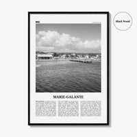Marie Galante Print Black and White, Marie-Galante Art, Marie-Galante Poster, Marie-Galante Photo, Marie-Galante Décor, Marie-Galante Map