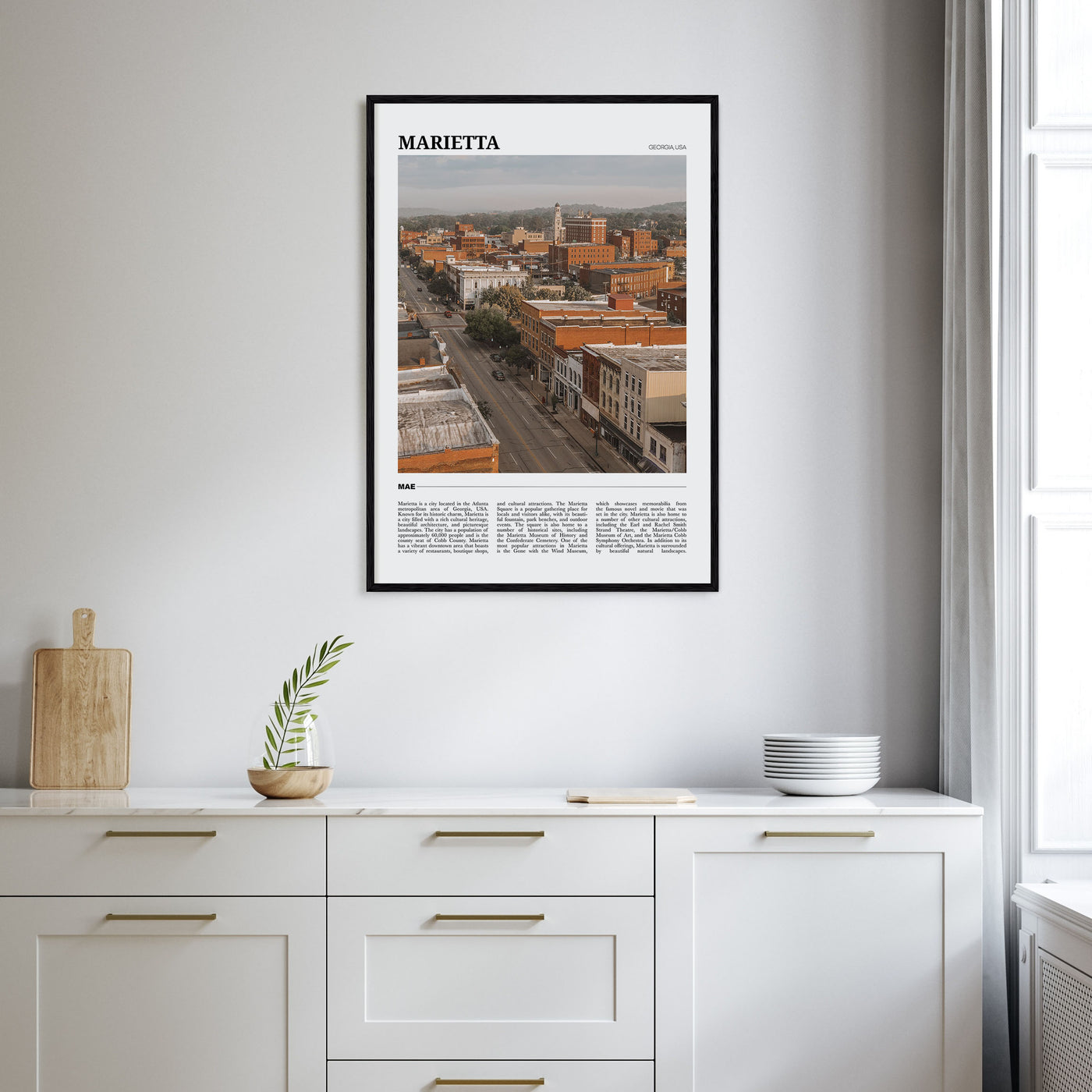 Marietta Travel Color Poster