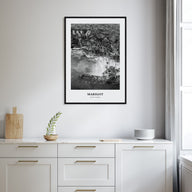 Marigot Portrait B&W Poster