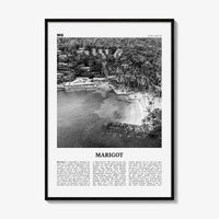Marigot Print Black and White, Marigot Wall Art, Marigot Poster, Marigot Photo, Marigot Wall Décor, Marigot Map, Saint Martin