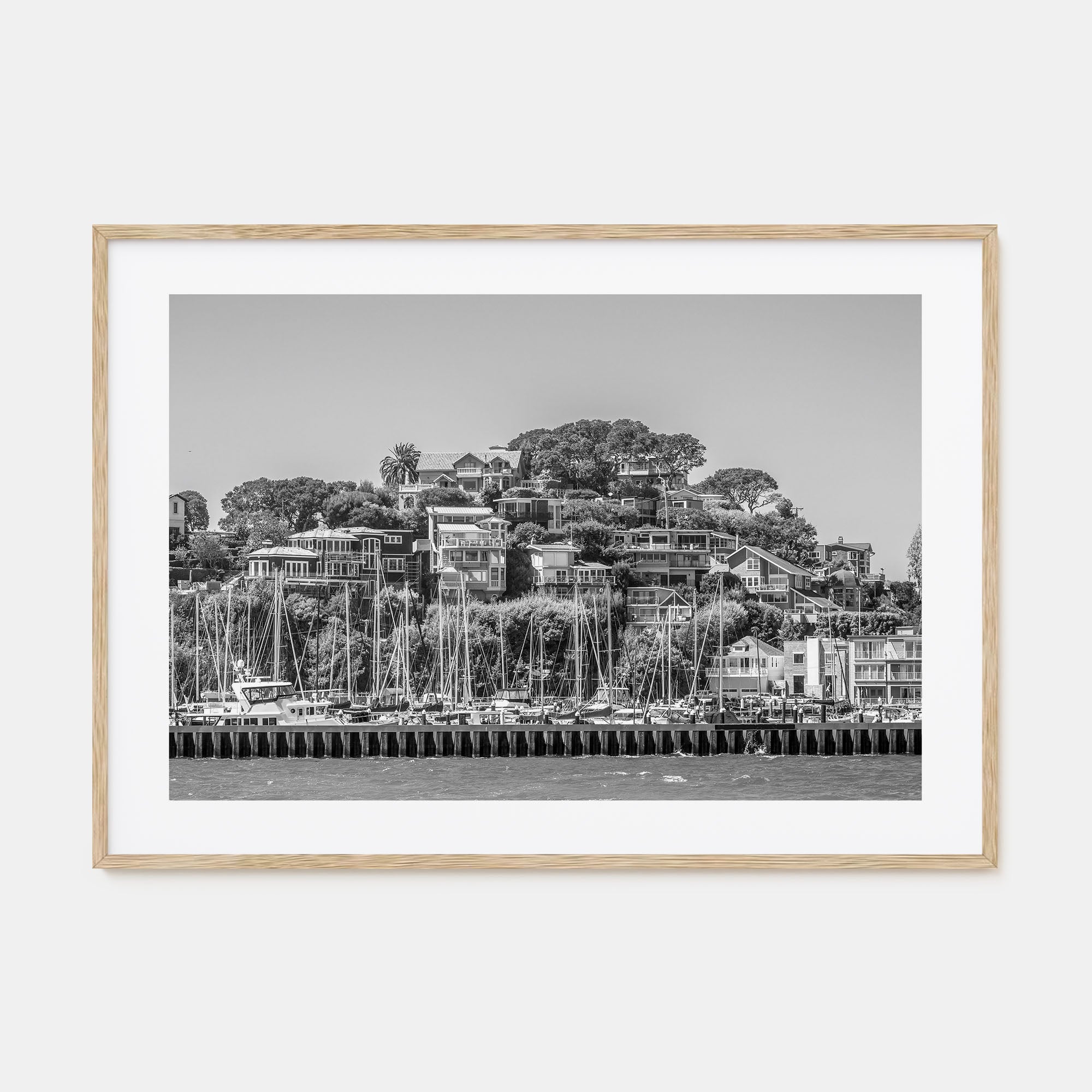 Marin County Landscape B&W Poster