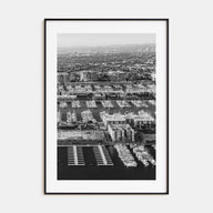 Marina Del Rey Photo B&W No 1 Poster
