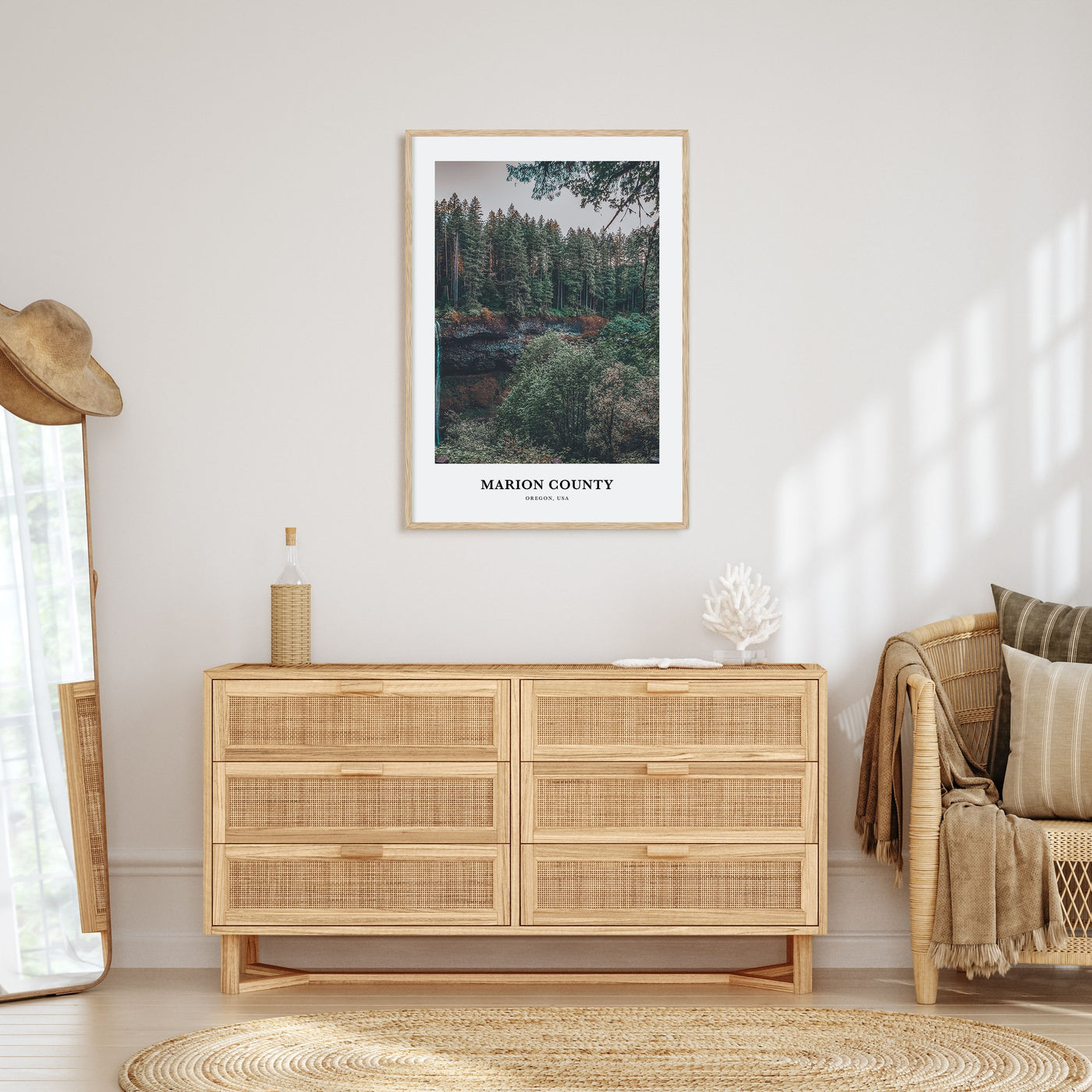Marion County Portrait Color Poster