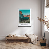 Mariposa County Portrait Color Poster