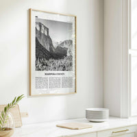 Mariposa County Print Black and White, Mariposa County Wall Art, Mariposa County Poster, Mariposa Photo, Mariposa Wall Décor, Mariposa Map