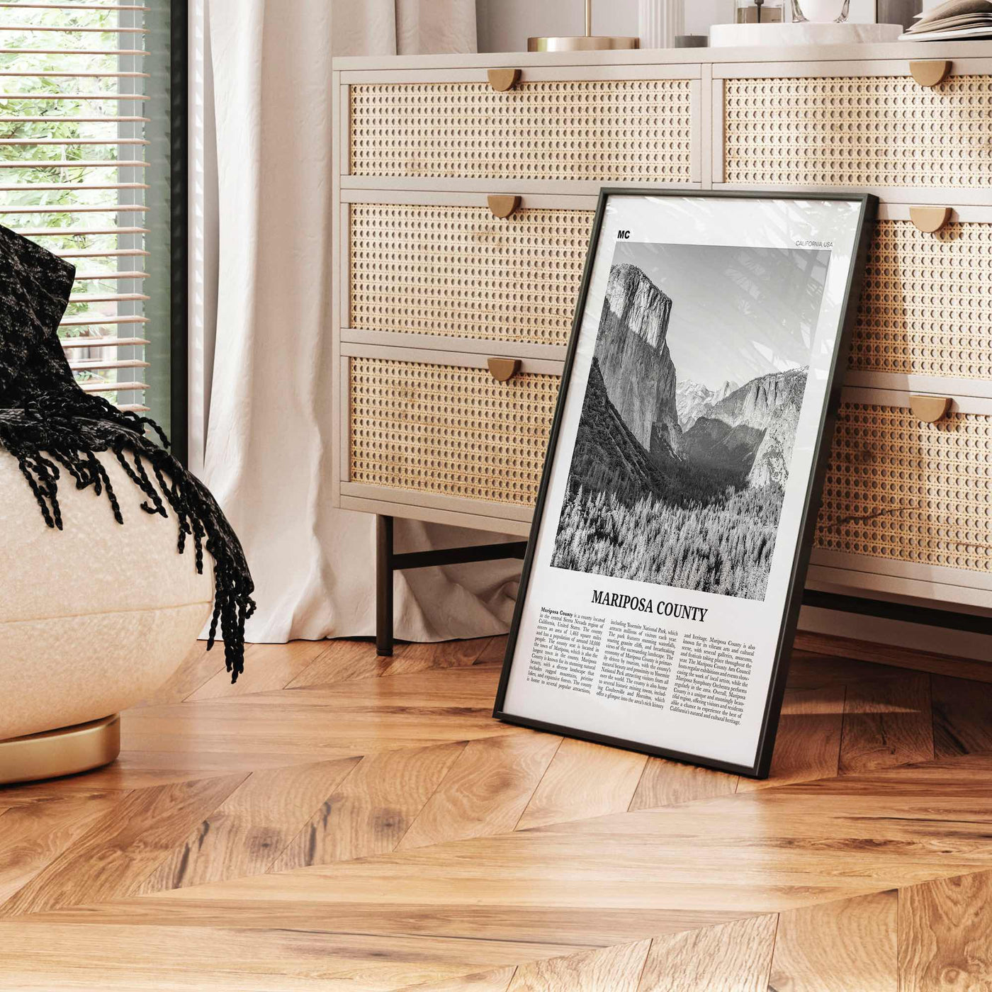 Mariposa County Print Black and White, Mariposa County Wall Art, Mariposa County Poster, Mariposa Photo, Mariposa Wall Décor, Mariposa Map