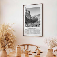 Mariposa County Print Black and White, Mariposa County Wall Art, Mariposa County Poster, Mariposa Photo, Mariposa Wall Décor, Mariposa Map