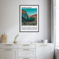 Mariposa County Travel Color Poster