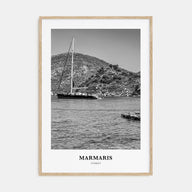 Marmaris Portrait B&W Poster
