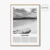 Maroubra Print Black and White, Maroubra Wall Art, Maroubra Poster, Maroubra Photo, Maroubra Map, Maroubra Decor, New South Wales, Australia