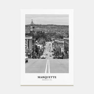 Marquette Portrait B&W Poster