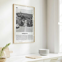 Marquette Print Black and White, Marquette Wall Art, Marquette Poster, Marquette Photo, Marquette Wall Décor, Michigan, USA, United States