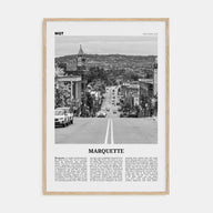 Marquette Travel B&W Poster