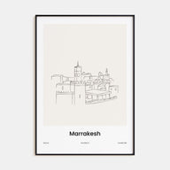 Marrakesh Drawn Poster