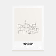 Marrakesh Drawn Poster