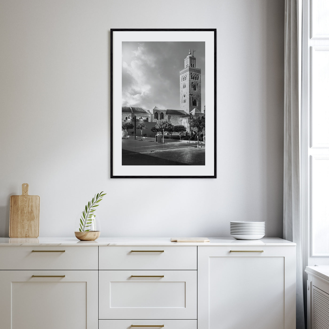 Marrakesh Photo B&W Poster
