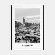 Marrakesh Portrait B&W Poster
