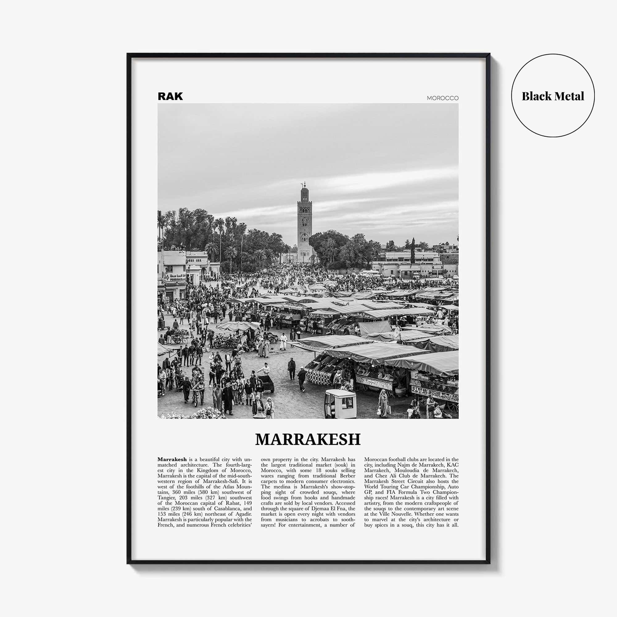 Marrakesh Print Black and White, Marrakesh Wall Art, Marrakesh Poster, Marrakesh Photo, Marrakesh Wall, Morocco, Marrakech, Murrākuš, Africa