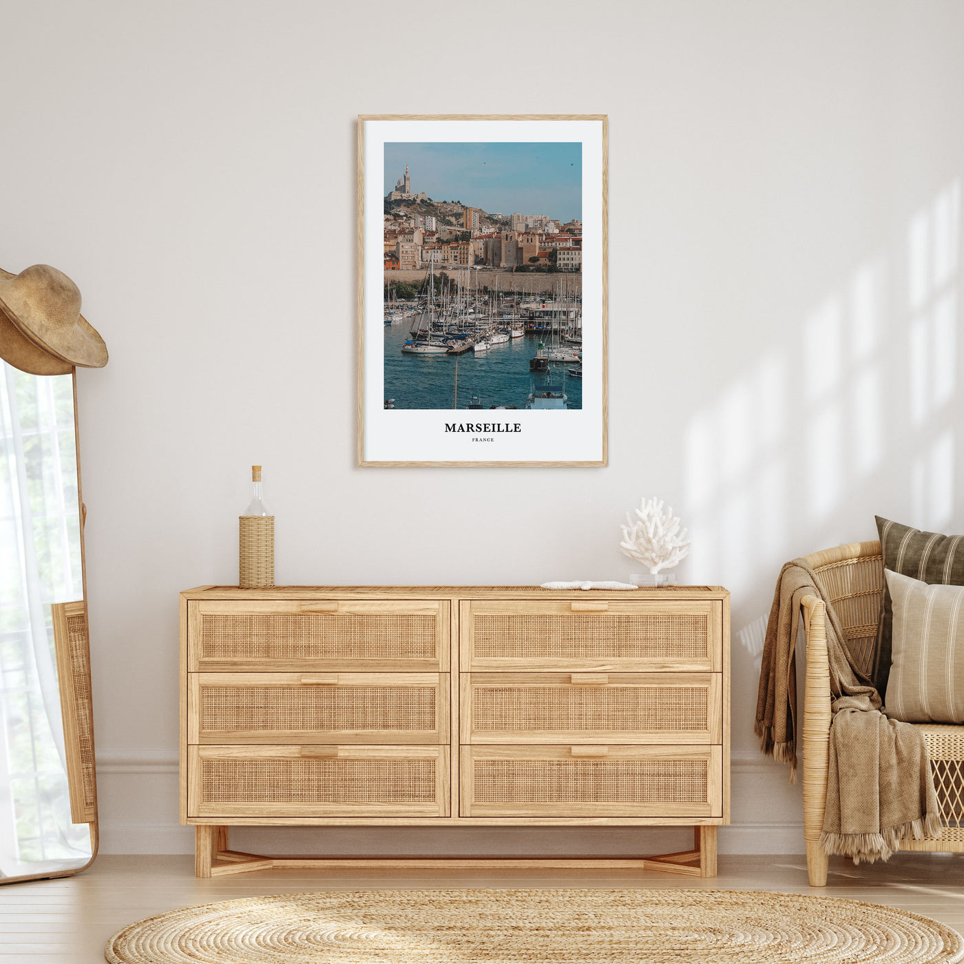 Marseille Portrait Color Poster