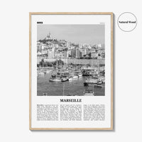 Marseille Print Black and White, Marseille Wall Art, Marseille Poster, Marseille Photo, Marseille Decor, France, Alpes-Côte d'Azur, Europe