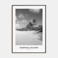 Marshall Islands Portrait B&W Poster
