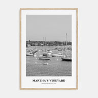 Martha's Vineyard Portrait B&W Poster