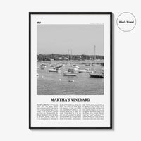 Marthas Vineyard Print Black and White, Martha’s Vineyard Wall Art, Martha’s Vineyard Poster, Martha’s Vineyard Photo, Massachusetts, USA