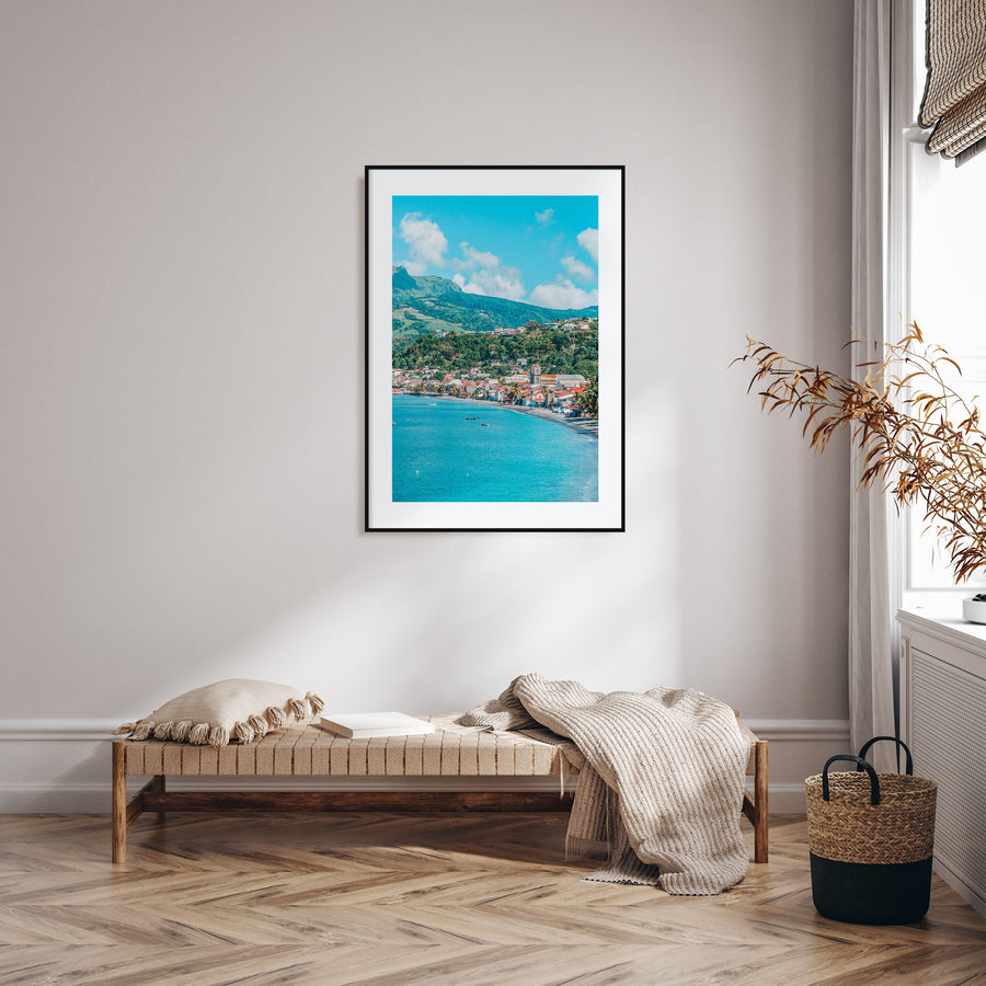 Martinique Photo Color Poster